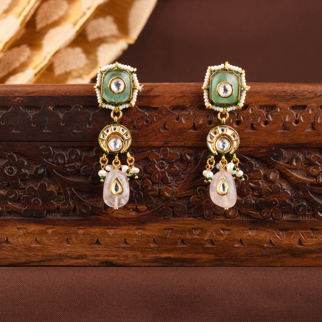 Aaraya Fluorite and Rose Quartz Choker Set