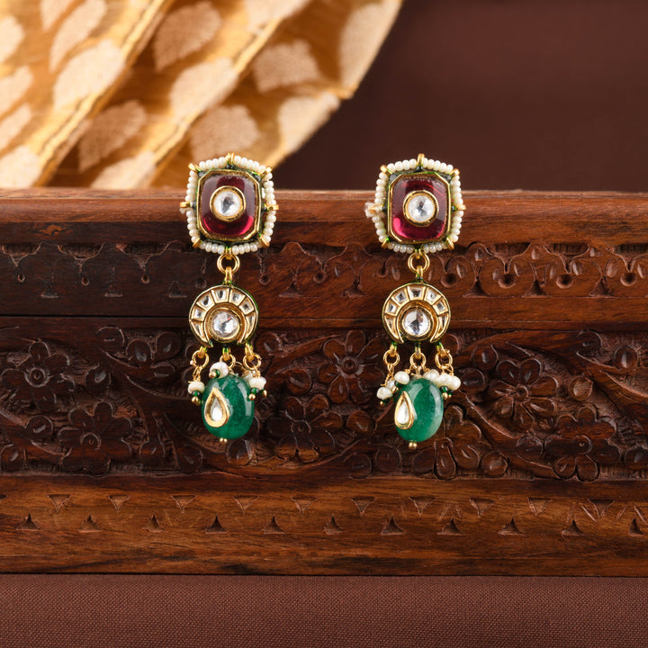 Ruhira Fluorite and Ruby Choker Set