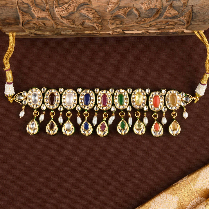 Noorza Navratan Choker Set