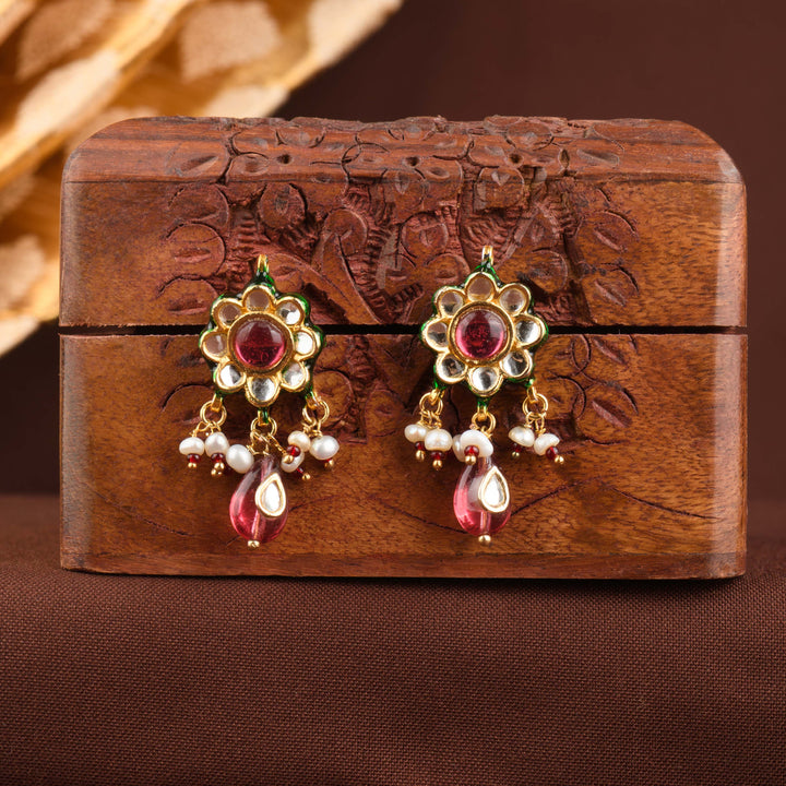 Iraani Polki and Ruby Necklace Set