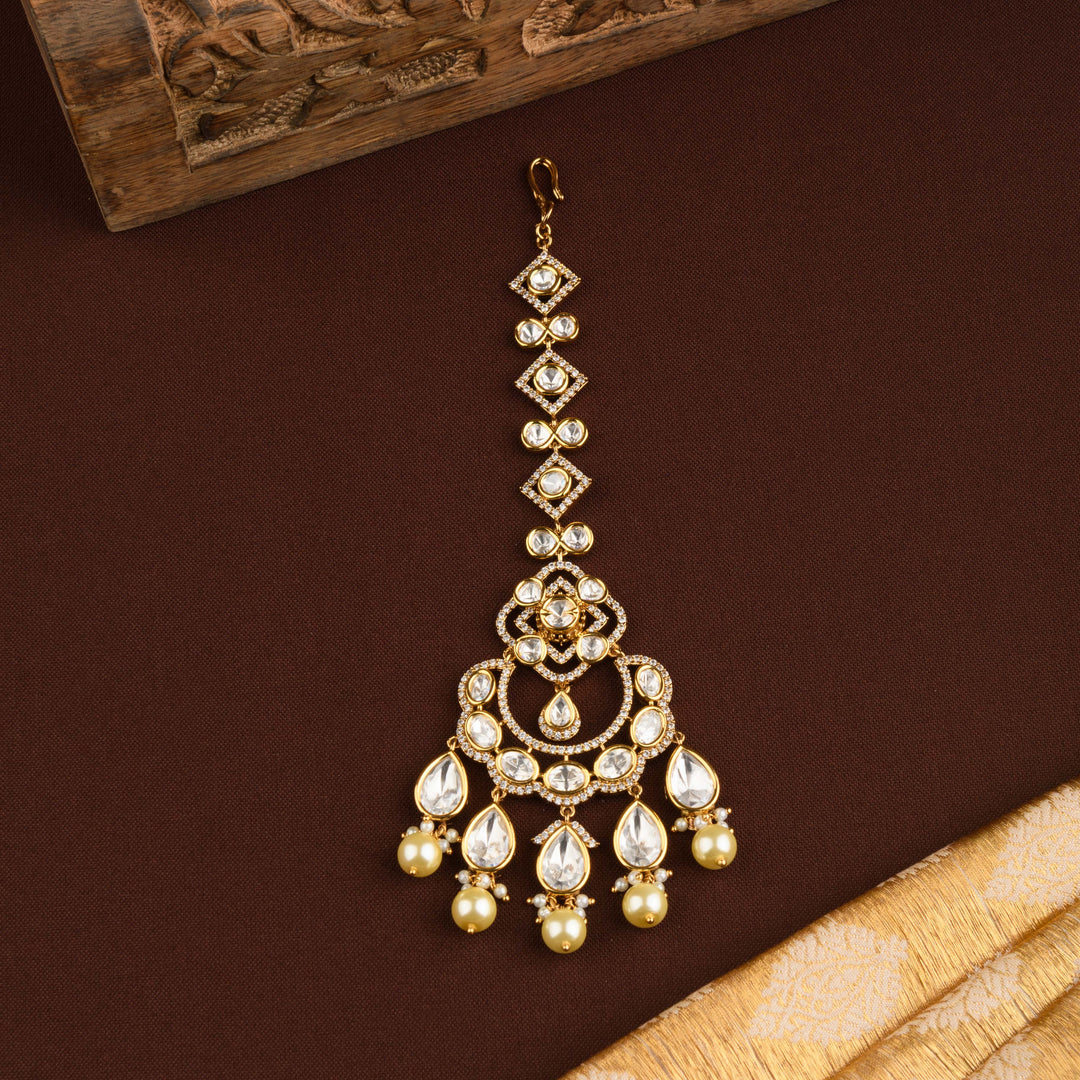 Mairaah Polki and Pearl Necklace Set