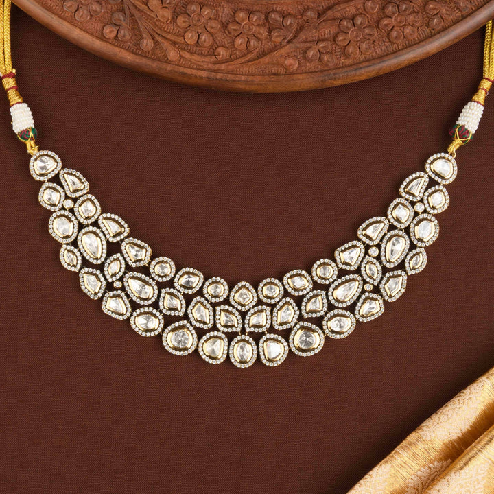 Ariyah Victorian Polki Necklace Set
