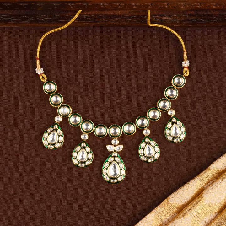 Zeenat Polki Necklace Set