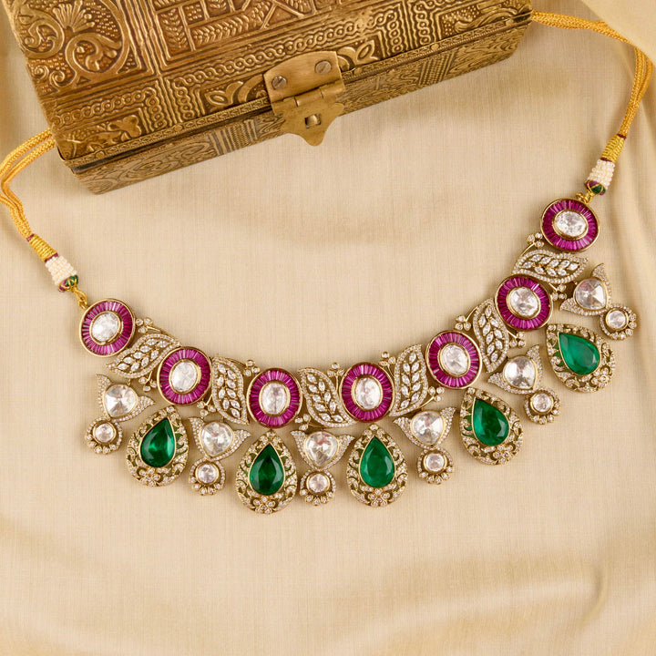 Raziya Polki Necklace Set