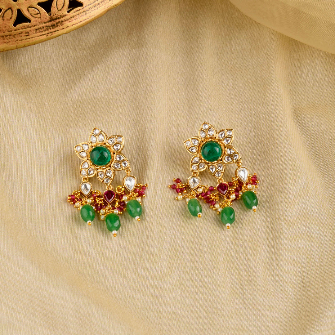 Shaheen Ruby and Emerald Choker Set