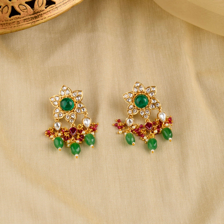 Shaheen Ruby and Emerald Choker Set