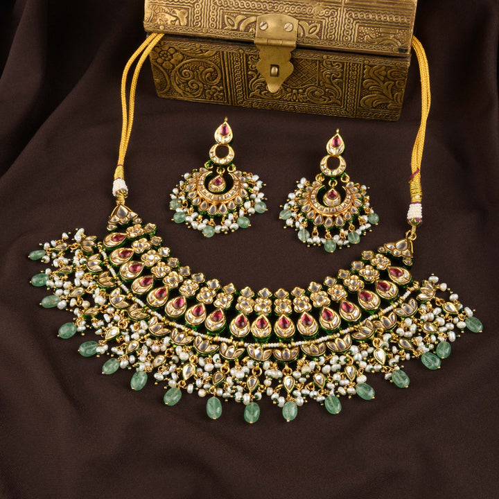 Sultana Ruby and Fluorite Necklace Set