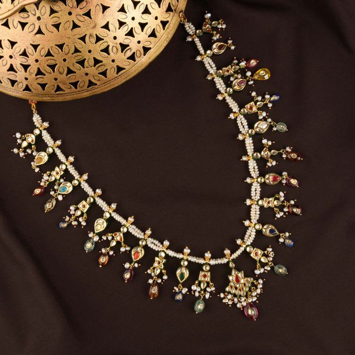 Radhika Navratan Necklace Set