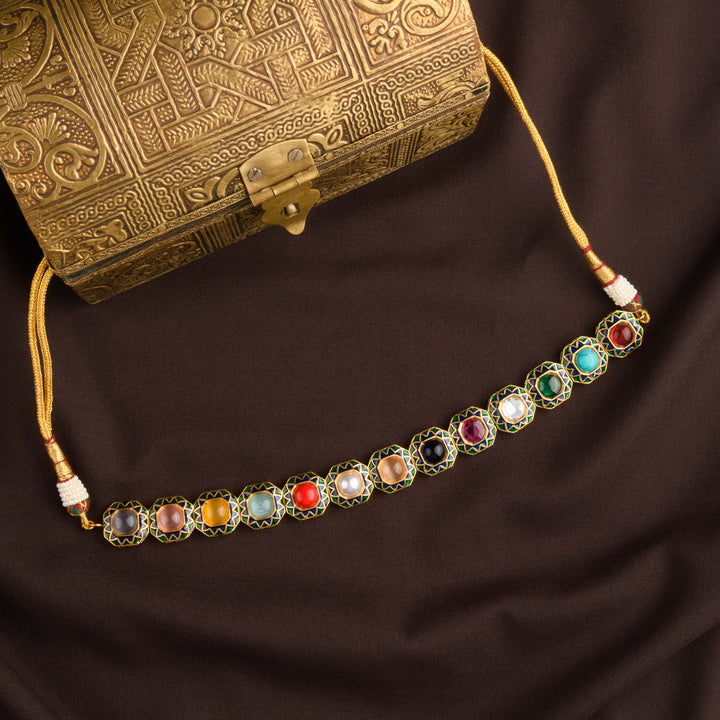 Trisha Multi-Colored Choker Set