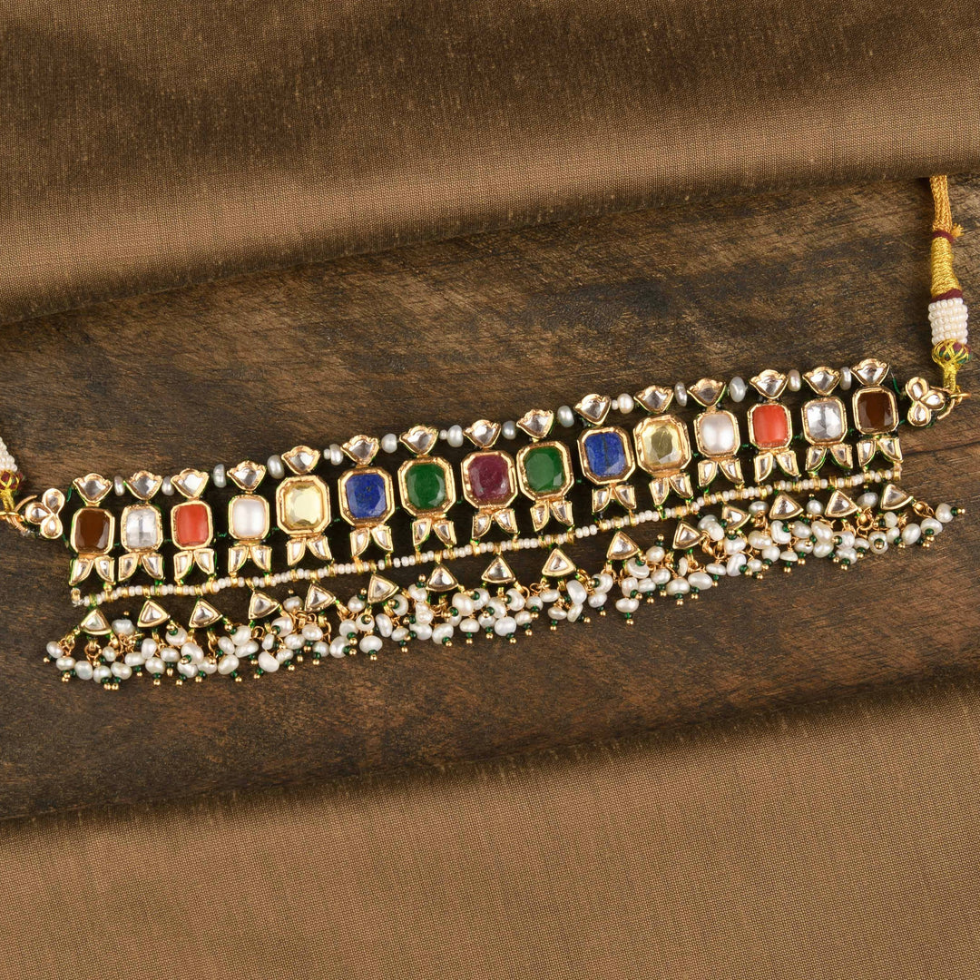 Rajeshwari Navratan Choker Set