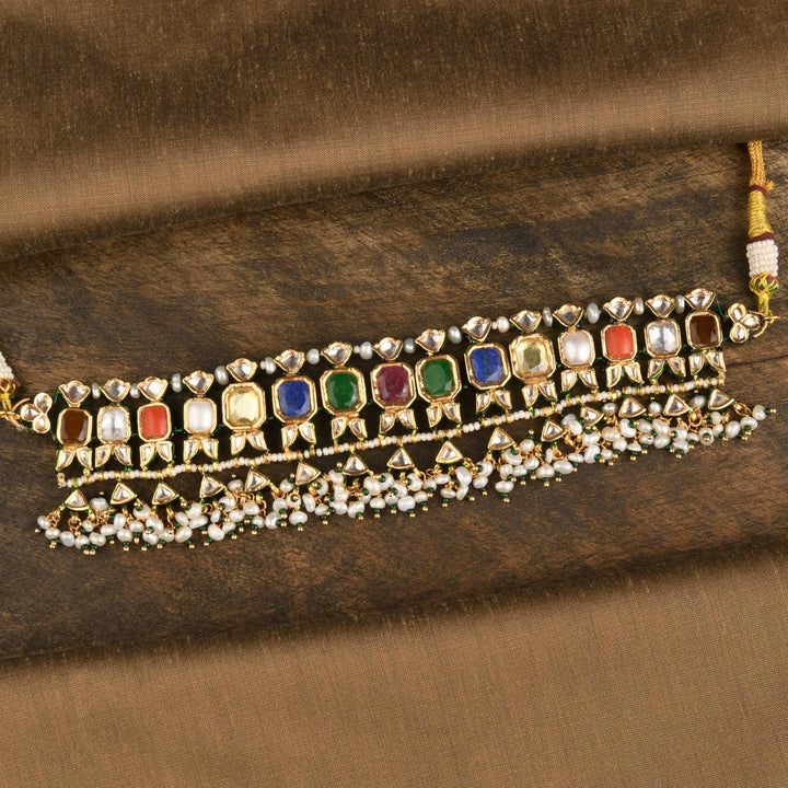 Rajeshwari Navratan Choker Set