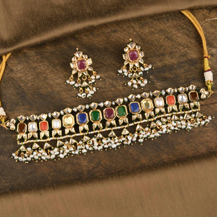 Rajeshwari Navratan Choker Set