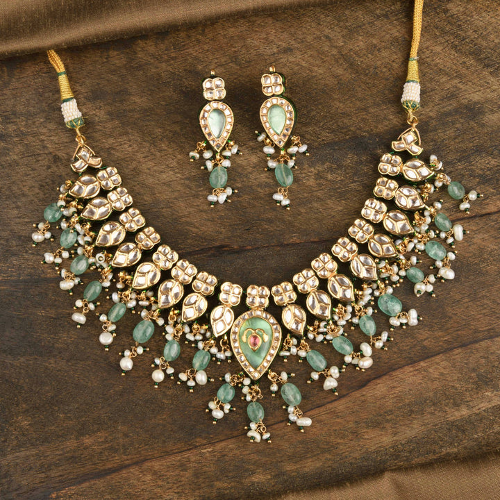 Nandini Fluorite Necklace Set