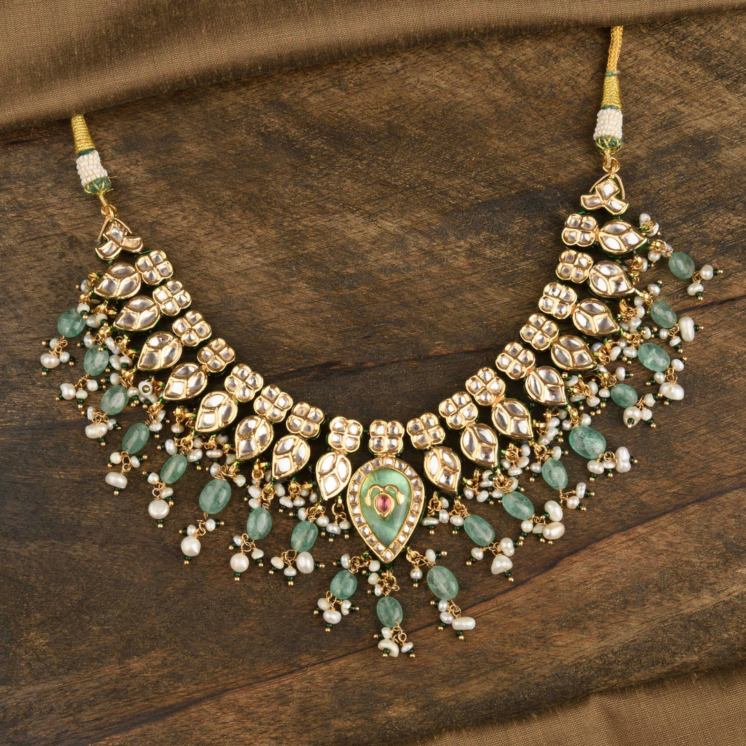 Nandini Fluorite Necklace Set