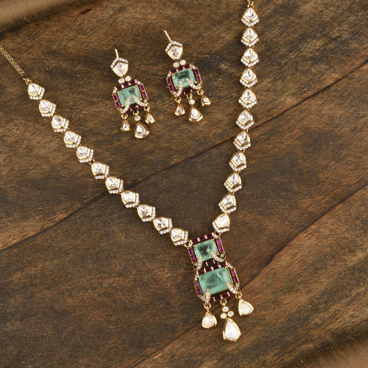 Esha Polki Necklace Set