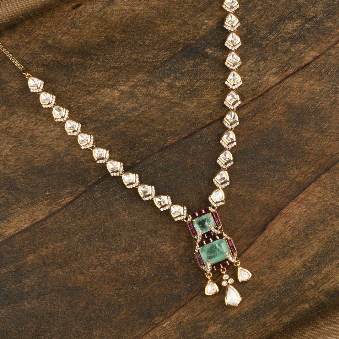 Esha Polki Necklace Set