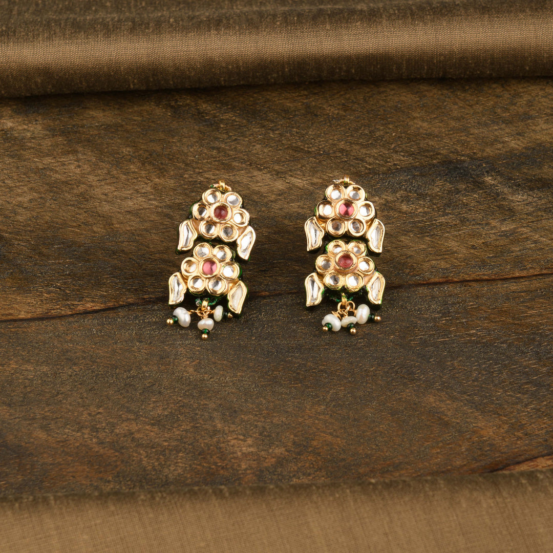 Maira Polki and Pearl Necklace Set
