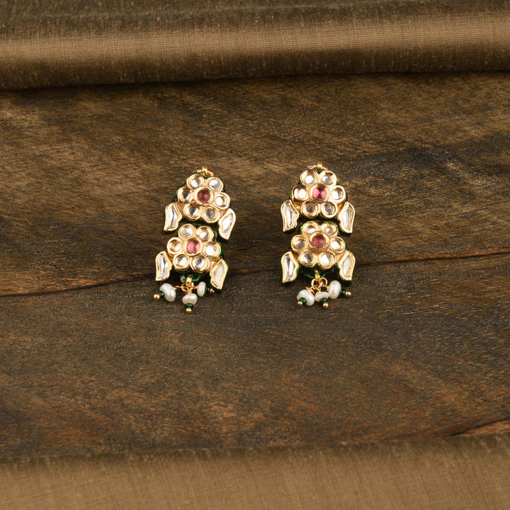Maira Polki and Pearl Necklace Set