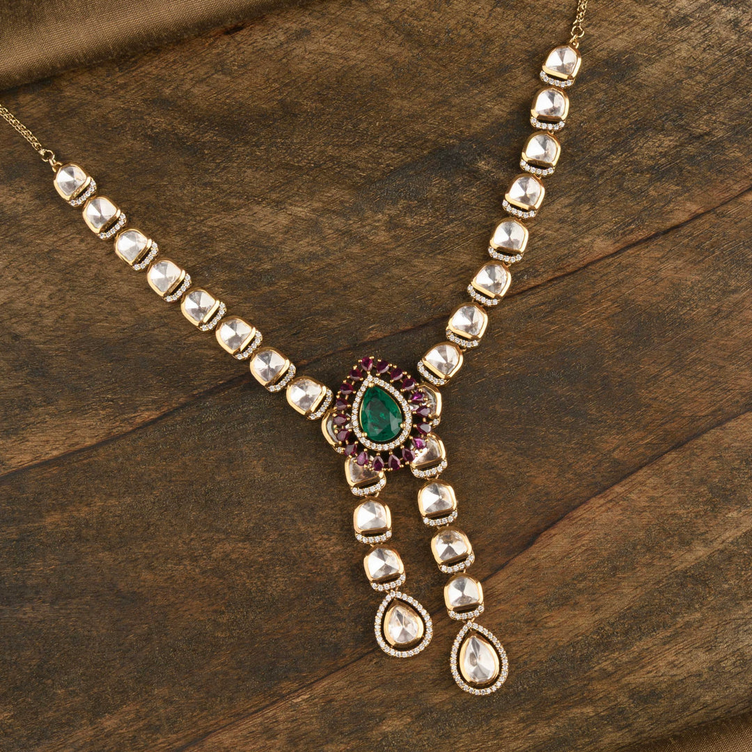 Rabia Polki Necklace Set