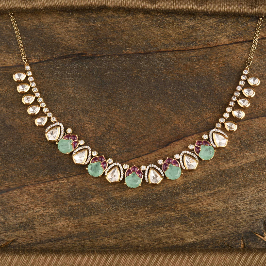 Rida Polki Necklace Set