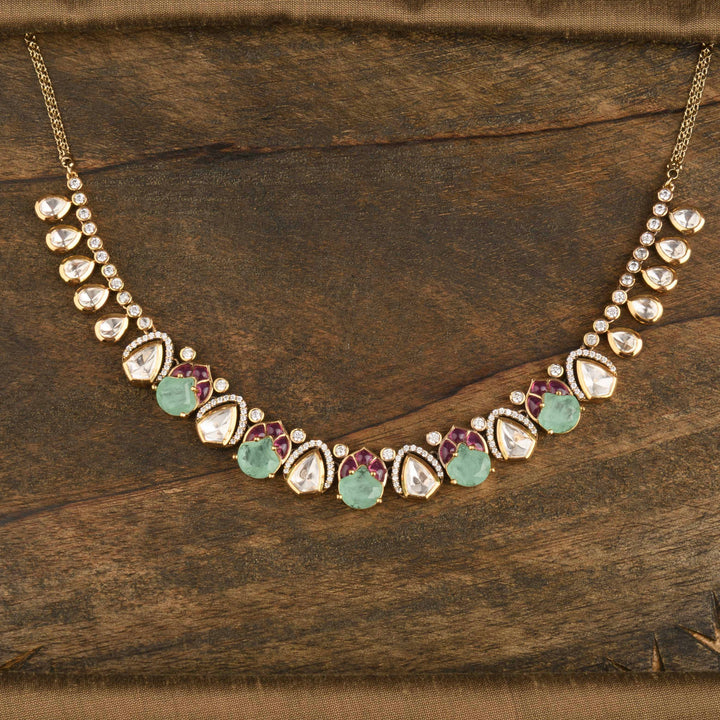 Rida Polki Necklace Set