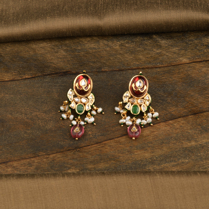 Marwa Navratan Necklace Set