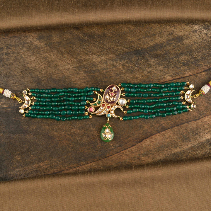 Rangrez Emerald Choker Set