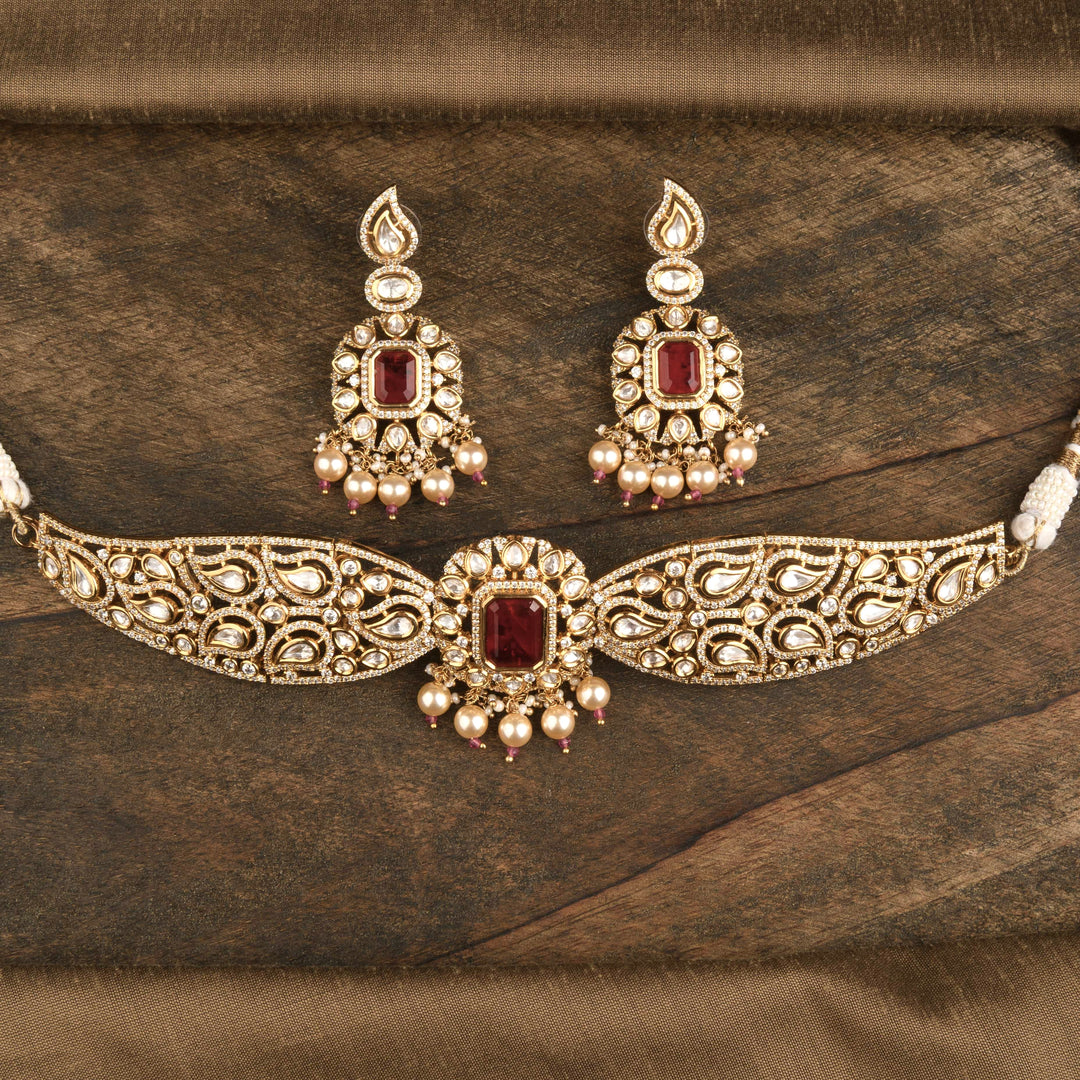 Mahira Polki Choker Set