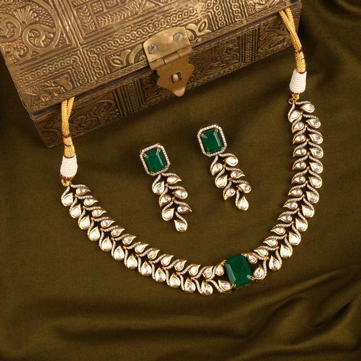Alka Polki Necklace Set