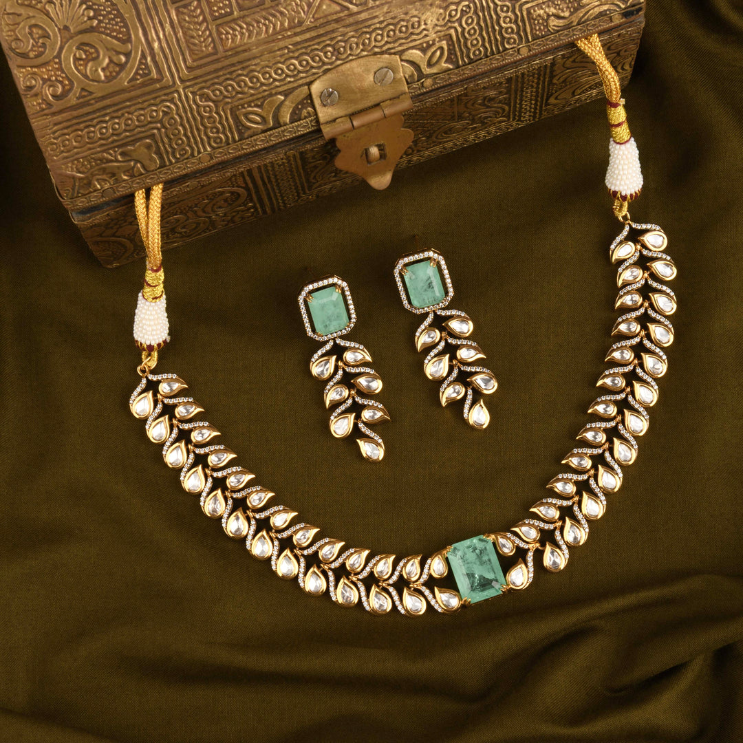 Alka Polki Necklace Set