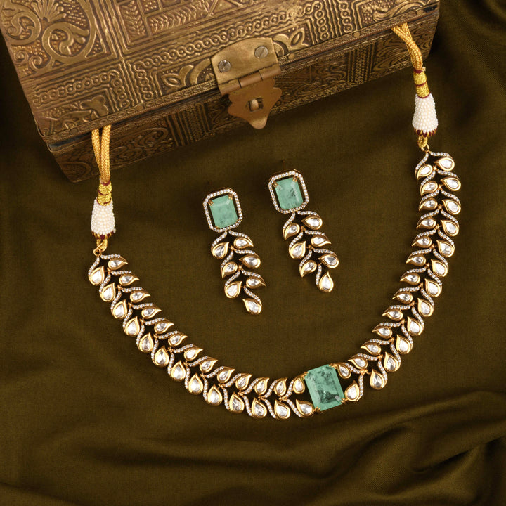 Alka Polki Necklace Set