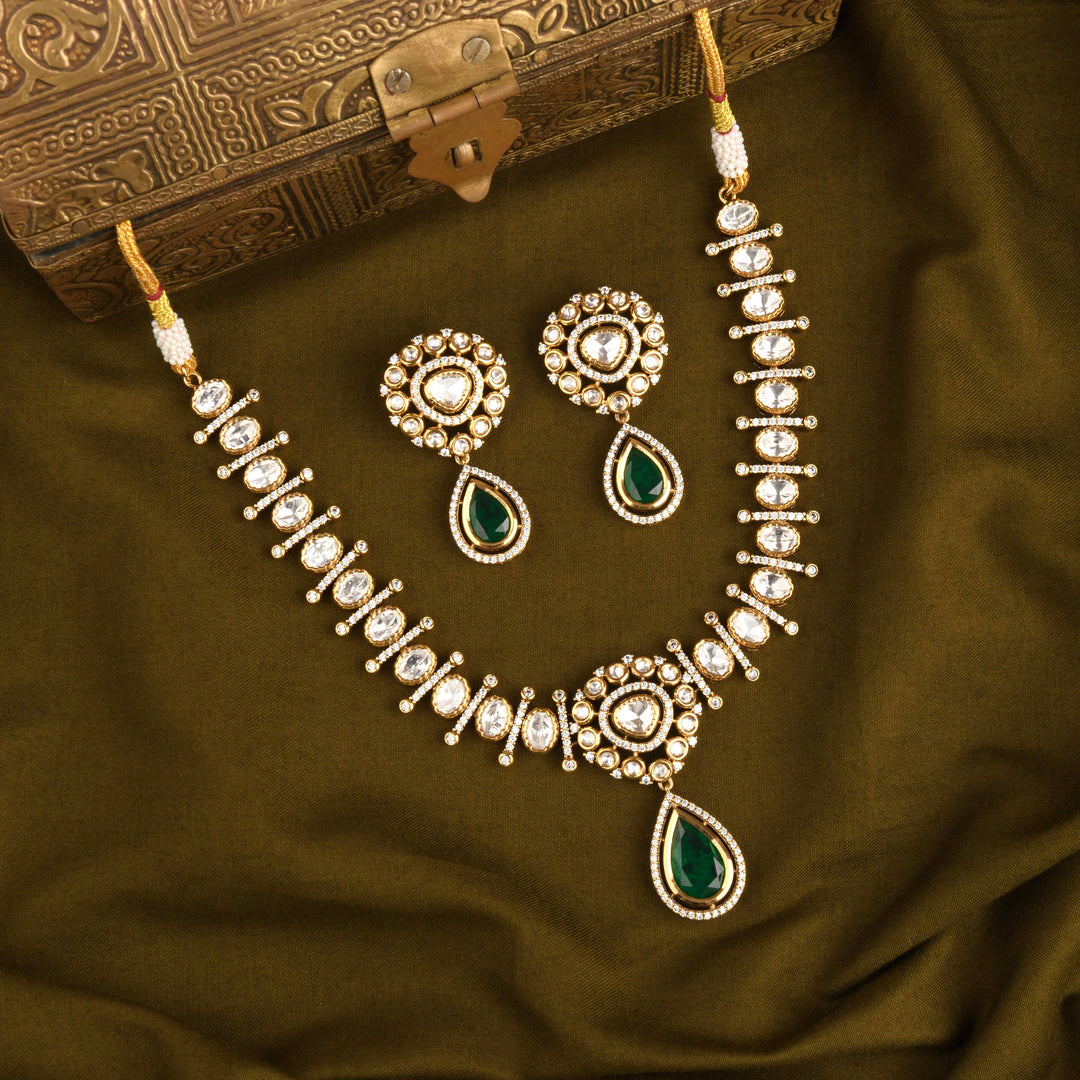 Alisha Polki Necklace Set