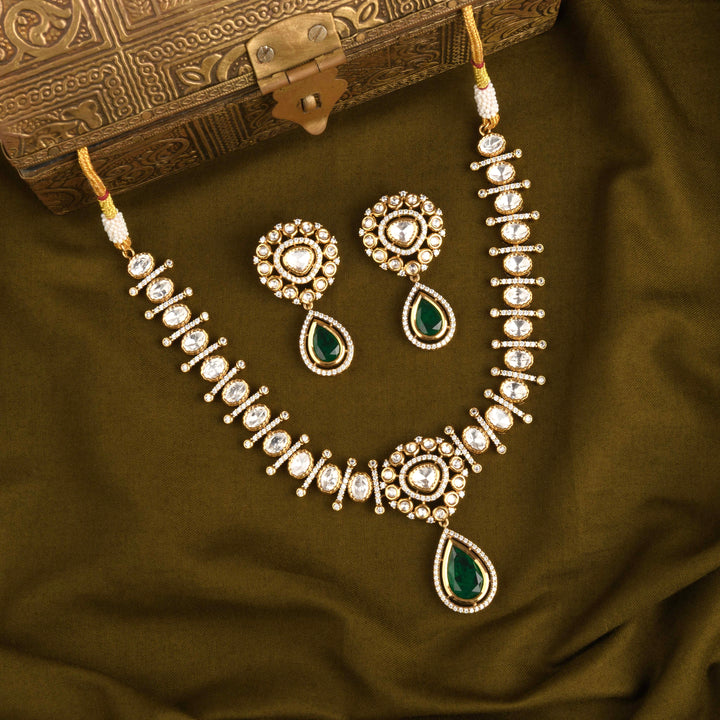Alisha Polki Necklace Set