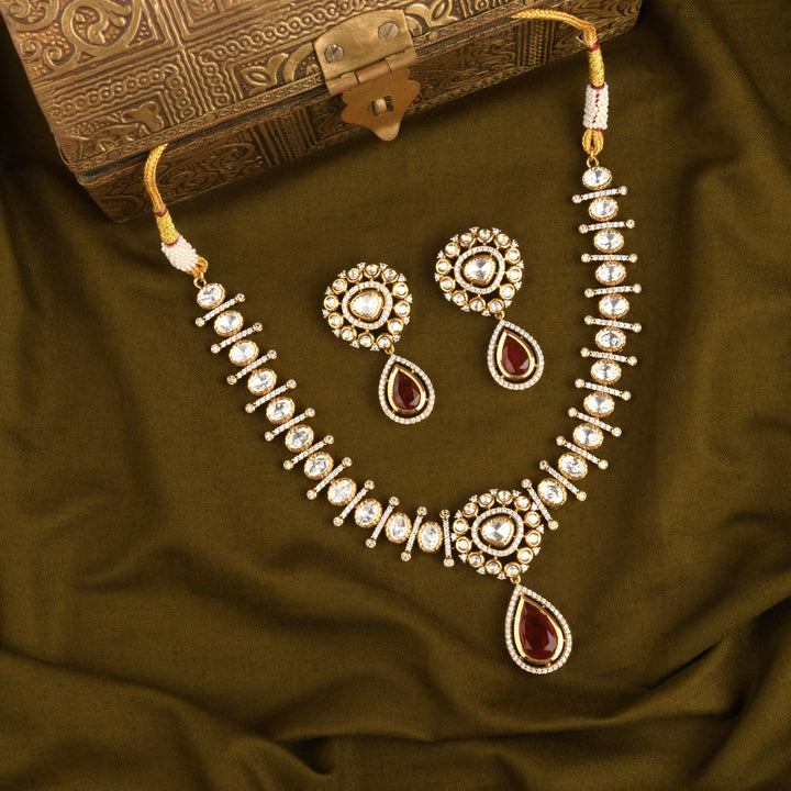 Alisha Polki Necklace Set