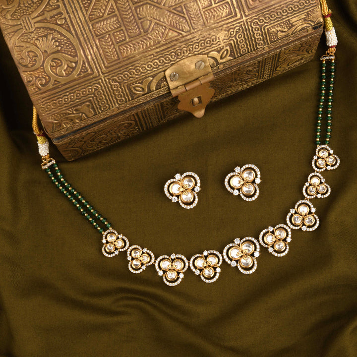 Hania Polki Necklace Set