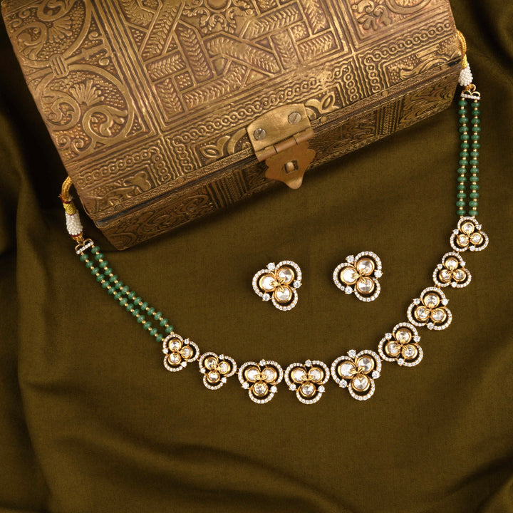 Hania Polki Necklace Set