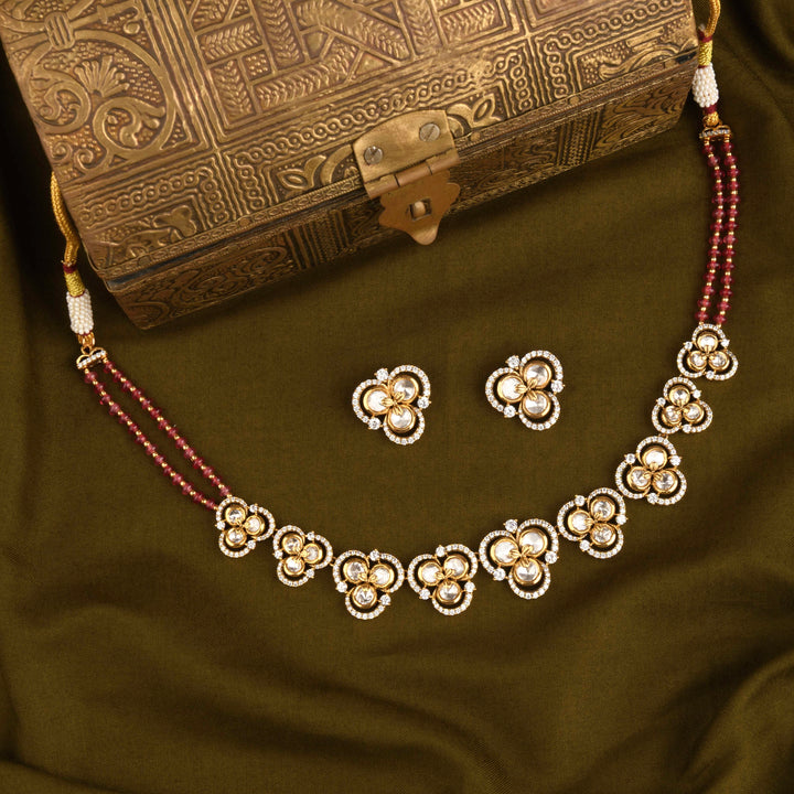 Hania Polki Necklace Set