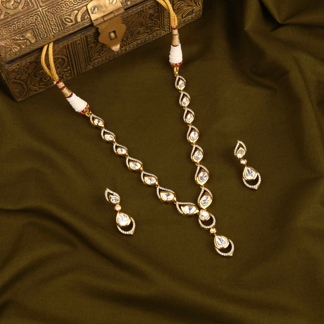 Sadia Polki Necklace Set