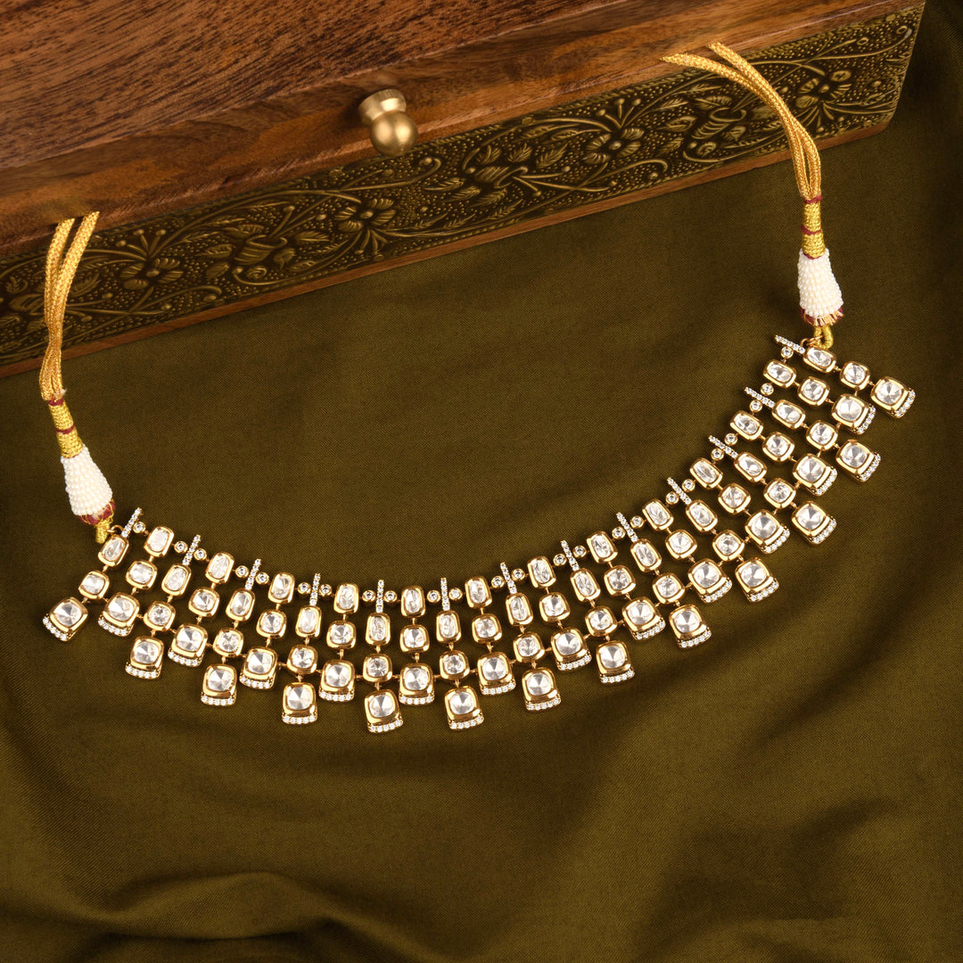 Siya Polki Necklace Set