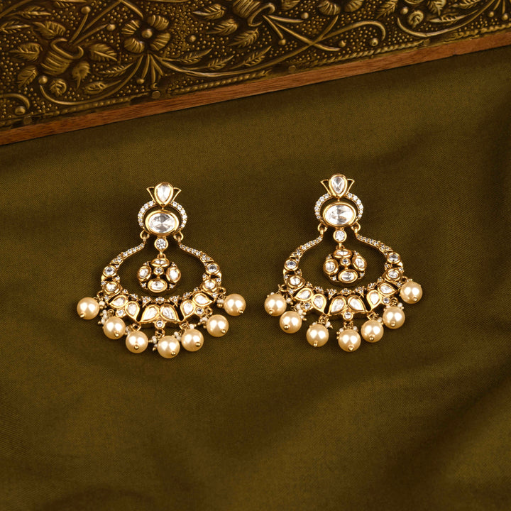 Adeena Polki and Pearl Necklace Set