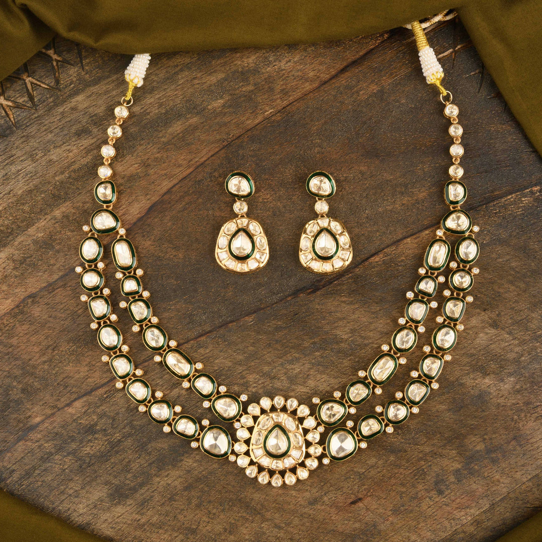 Anisa Polki Necklace Set