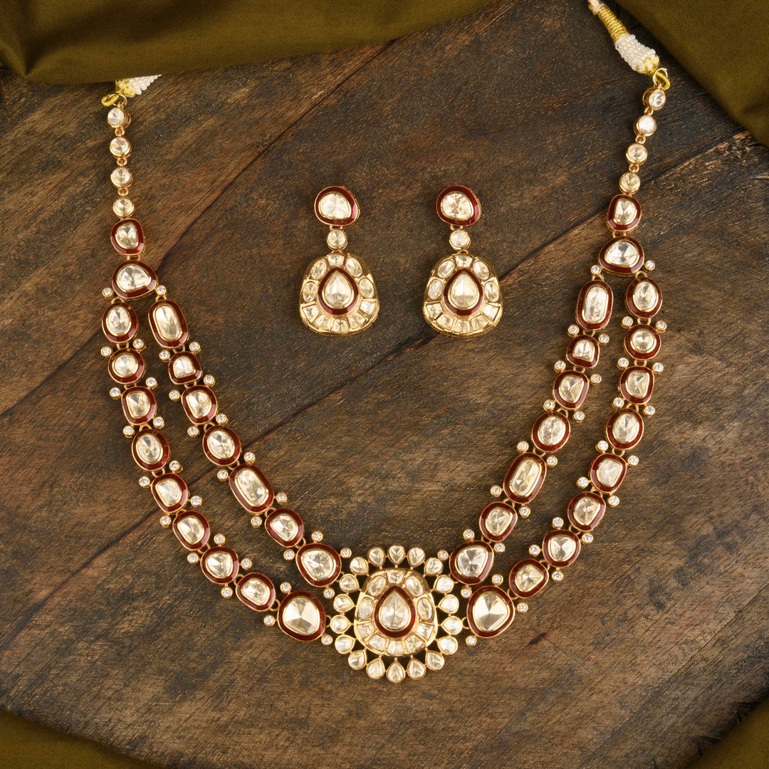 Anisa Polki Necklace Set