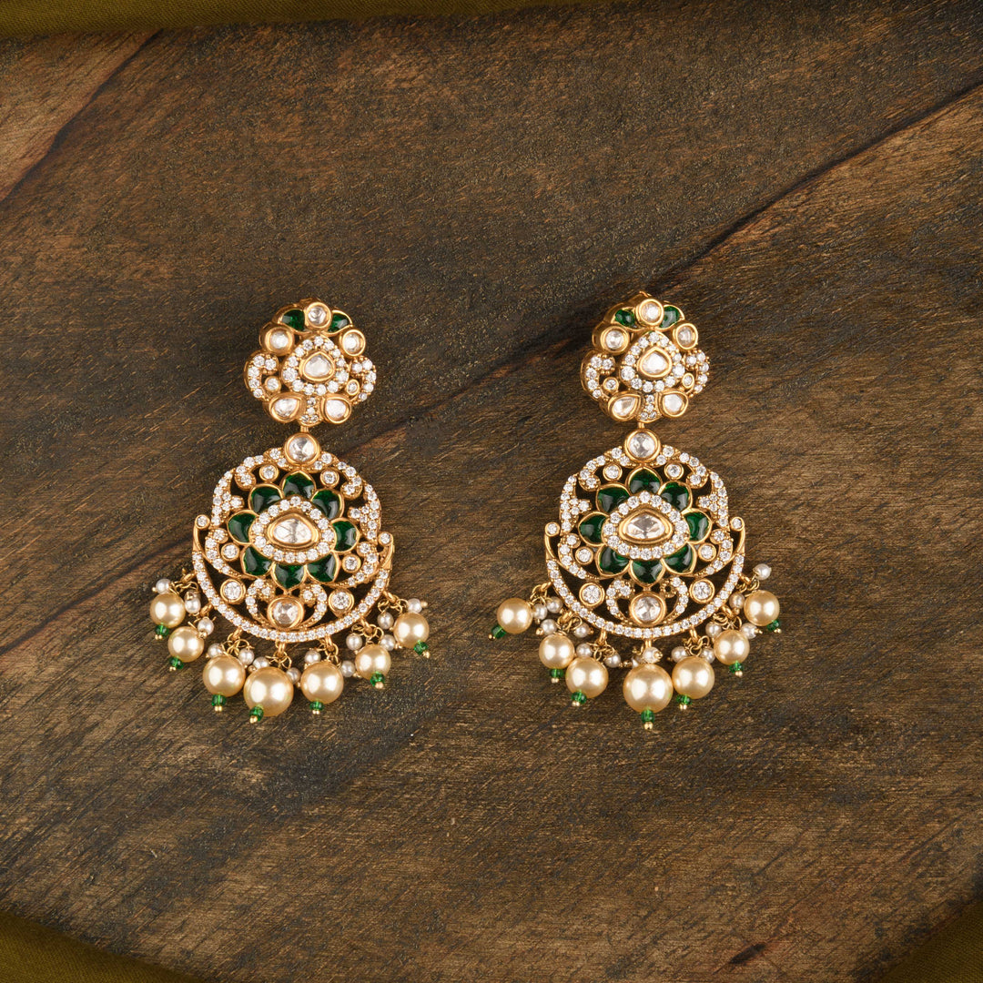 Lekha Polki and Pearl Choker Set
