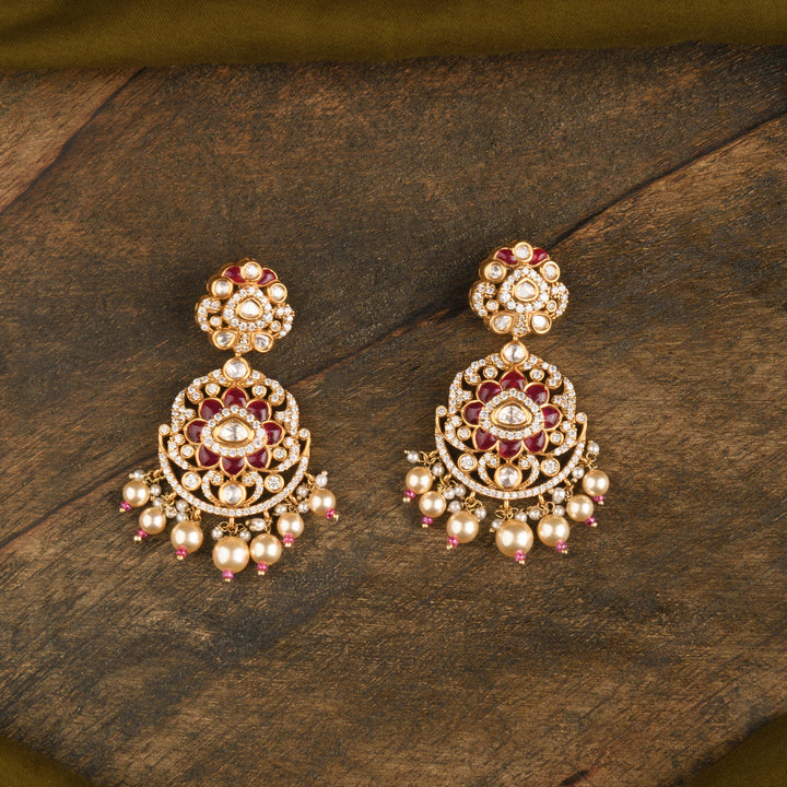 Lekha Polki and Pearl Choker Set