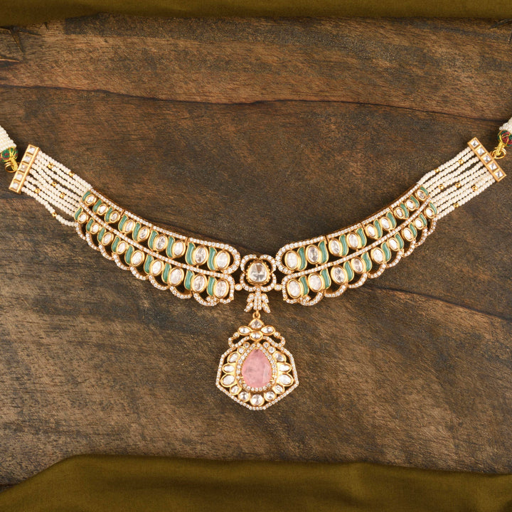 Chhavi Polki and Pearl Choker Set