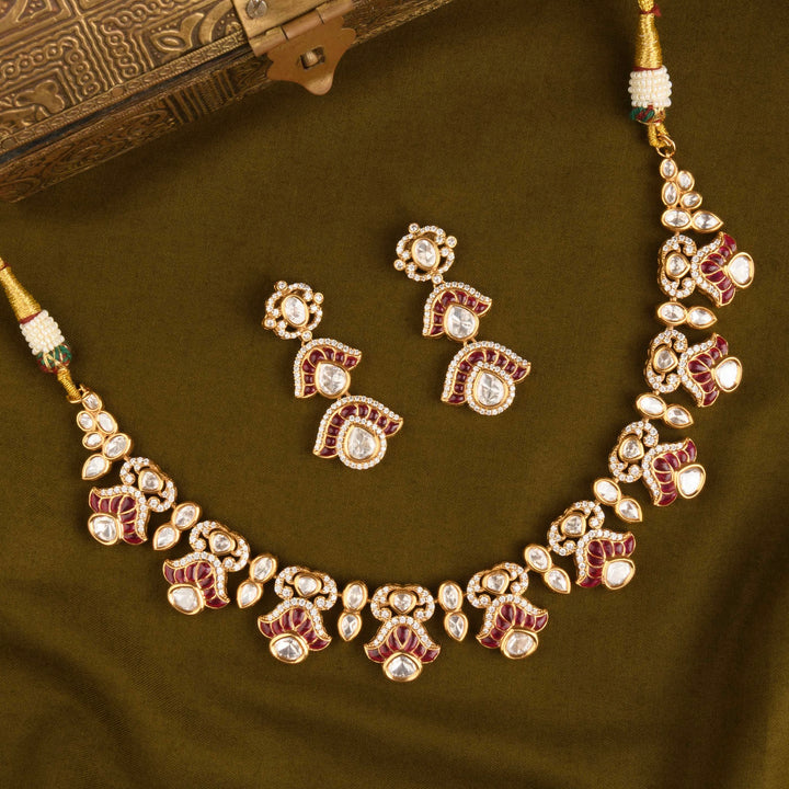 Naima Polki Necklace Set