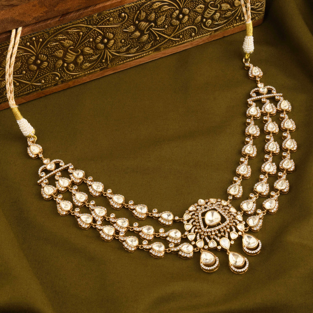Medha Polki Necklace Set