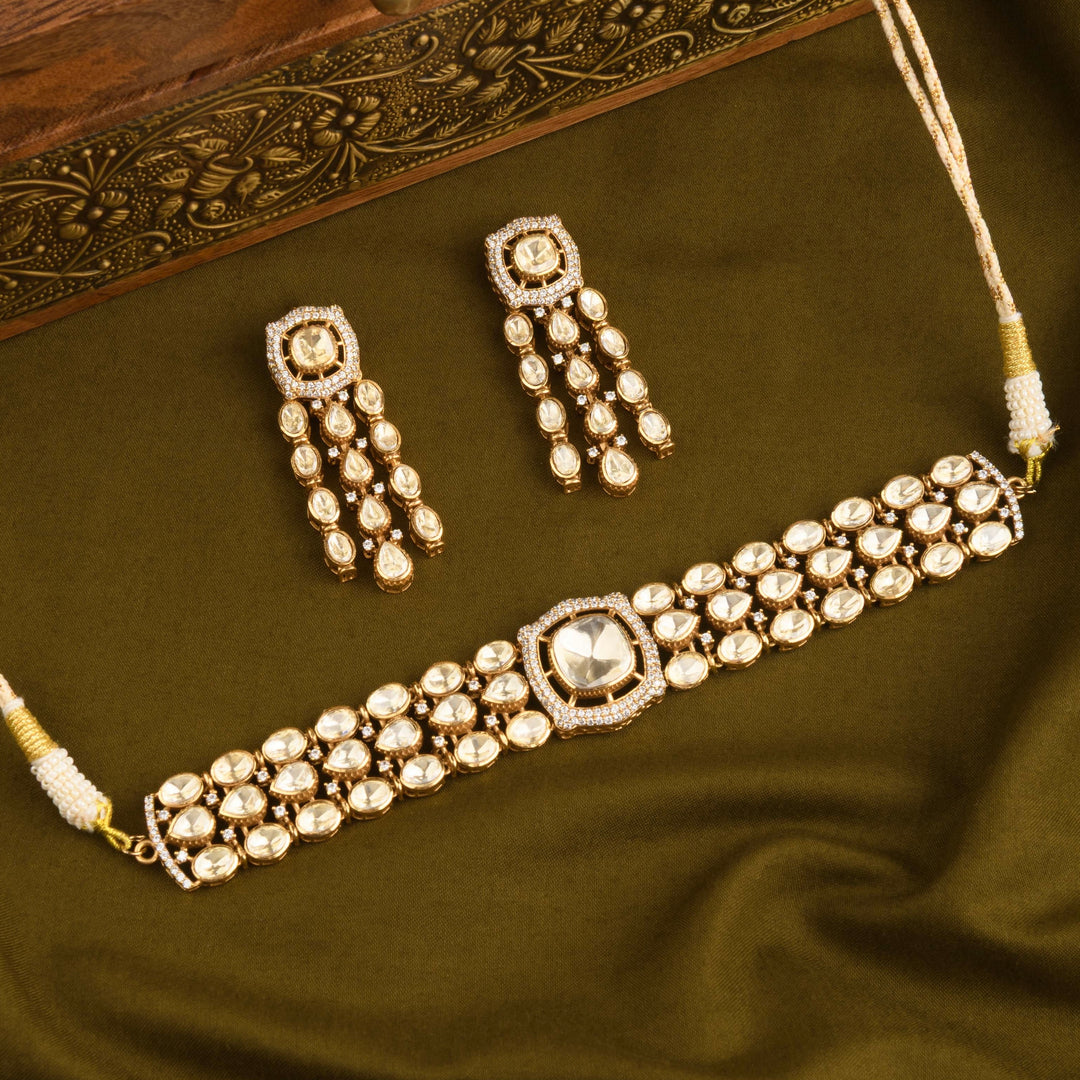 Nikita Polki Choker Set