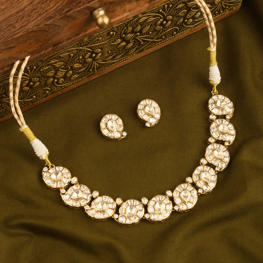 Hetal Polki Necklace Set