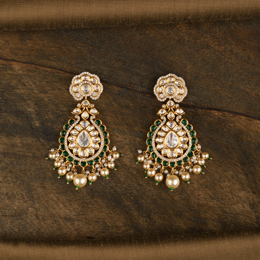 Aamna Polki and Pearl Necklace Set